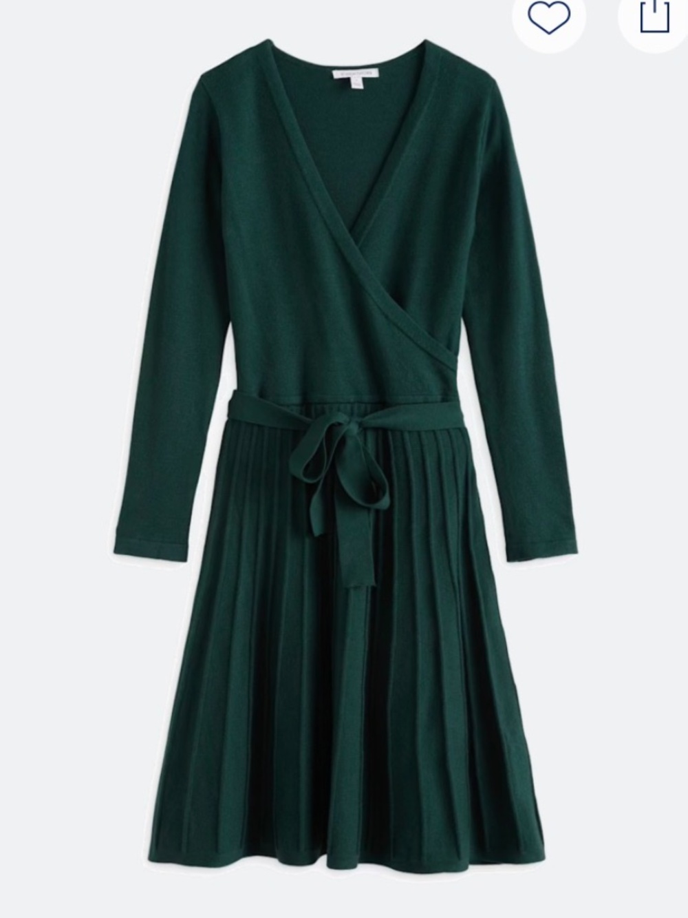 41 Hawthorn - Luisa Surplice Neck Sweater Dress